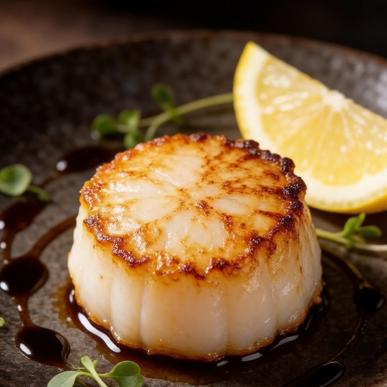 Roe-on Scallop Meat